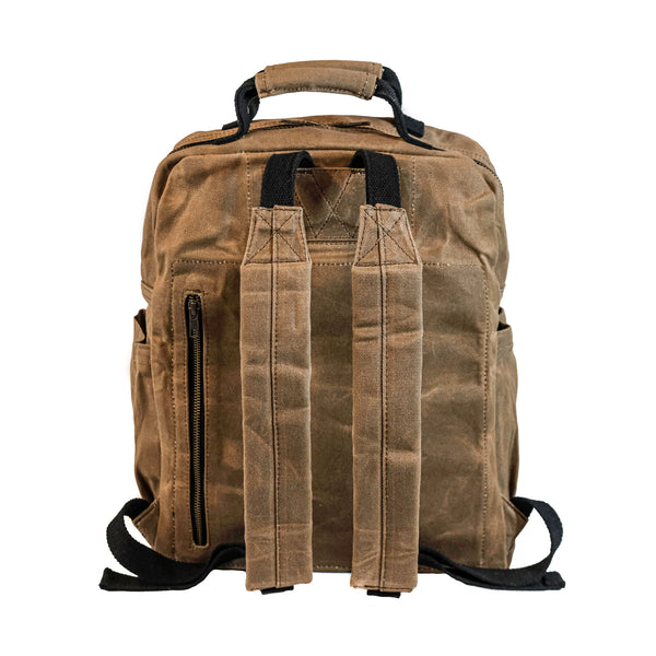 Rugged canvas online backpack