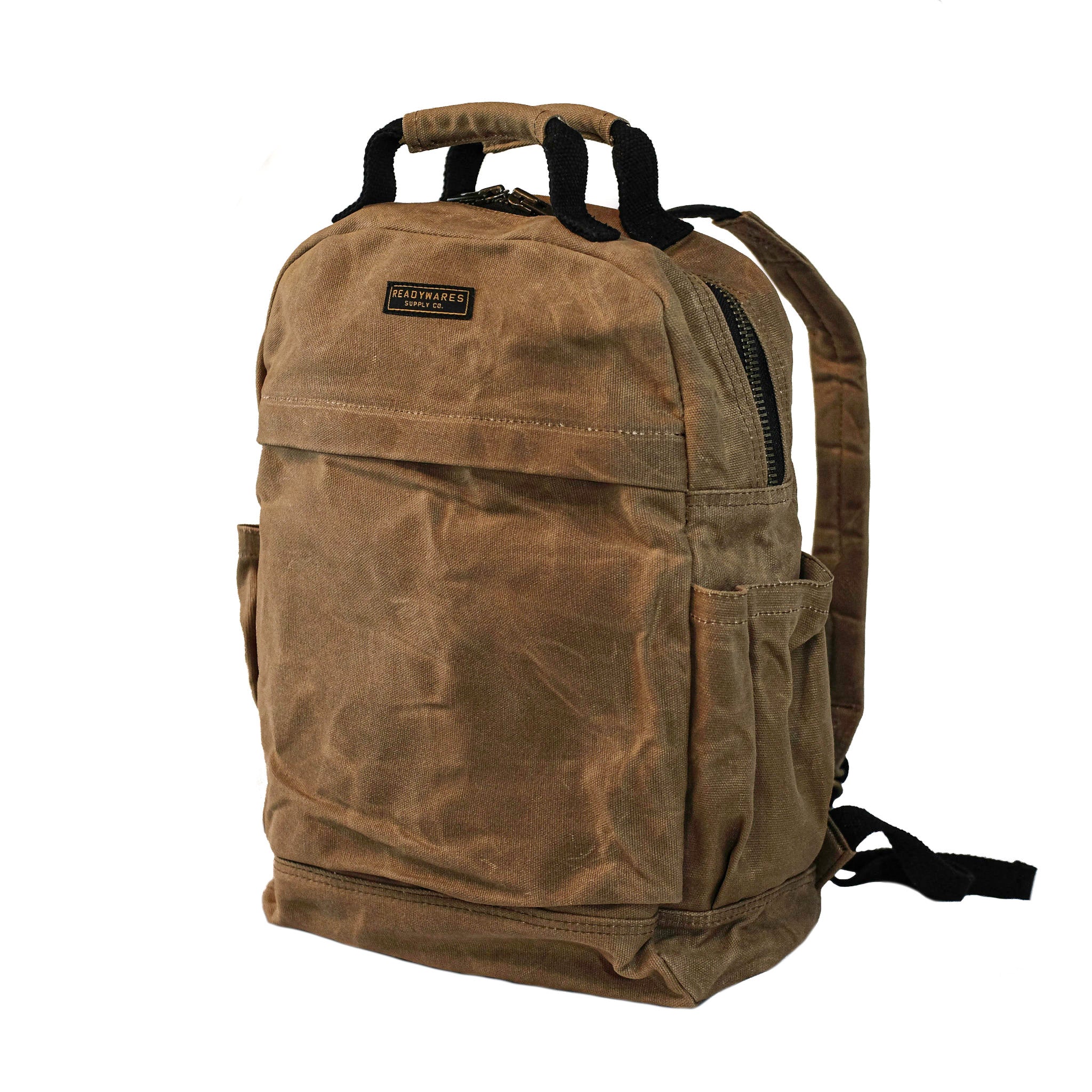 Heavy duty canvas backpack deals